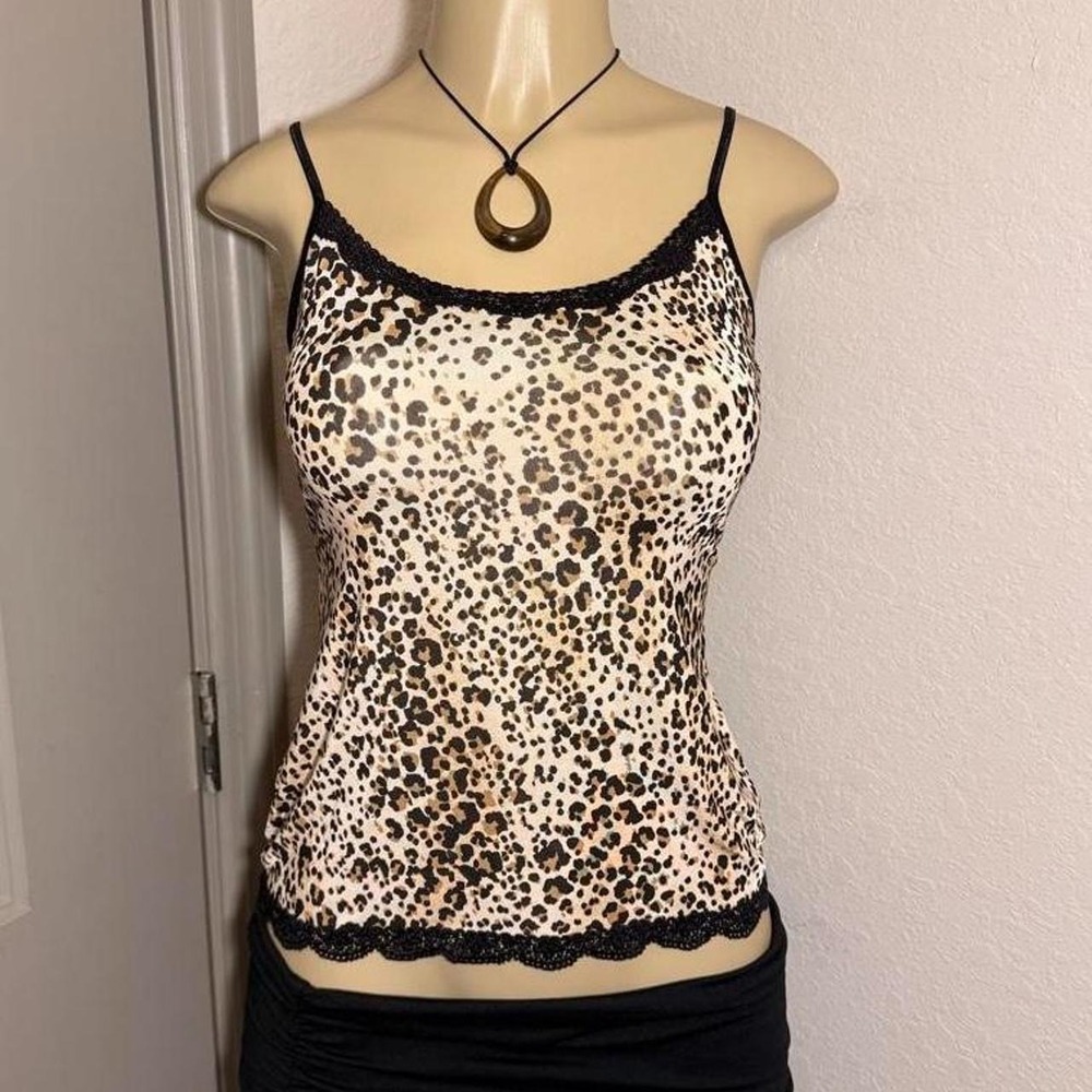 Jockey Leopard print cami top